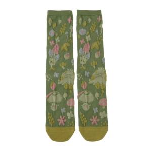 Pokemon: Middle Socks - Botanical (23-25cm) [The Pokemon Company]