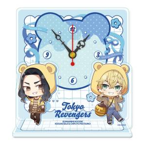 Tokyo Revengers: Mini Acrylic Table Clock - Chifuyu & Baji (Bear Eared Hoodie Ver.) [Seasonal Plants]