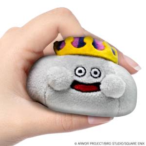 Dragon Quest: Smile Slime Squeeze it! Plushie - Metal King Slime (Reissue) [Square Enix]