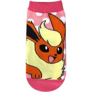 Pokemon: Socks Flareon Dot Junior (23～25cm) [The Pokemon Company]