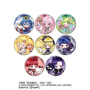 Welcome To Demon School! Iruma-kun x Sanrio Characters: Can Badge Collection (8 Packs Box) [Movic]