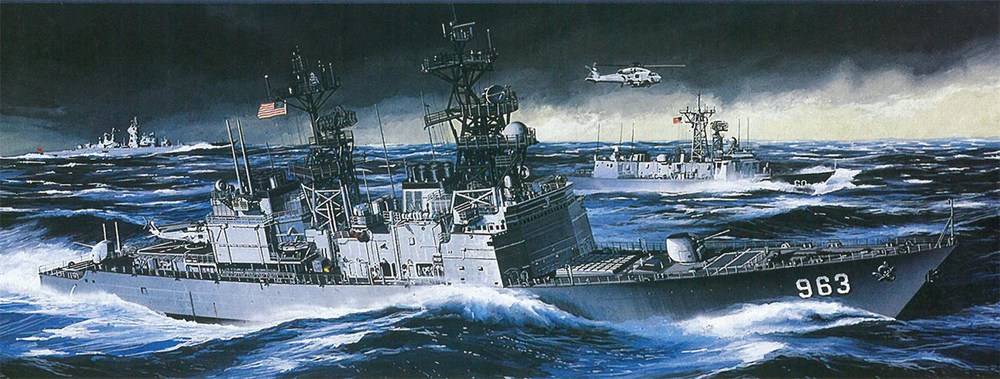 1/350 U.S. Navy Destroyer U.S.S. Spruance DD-963 (Plastic Model) [Dragon]