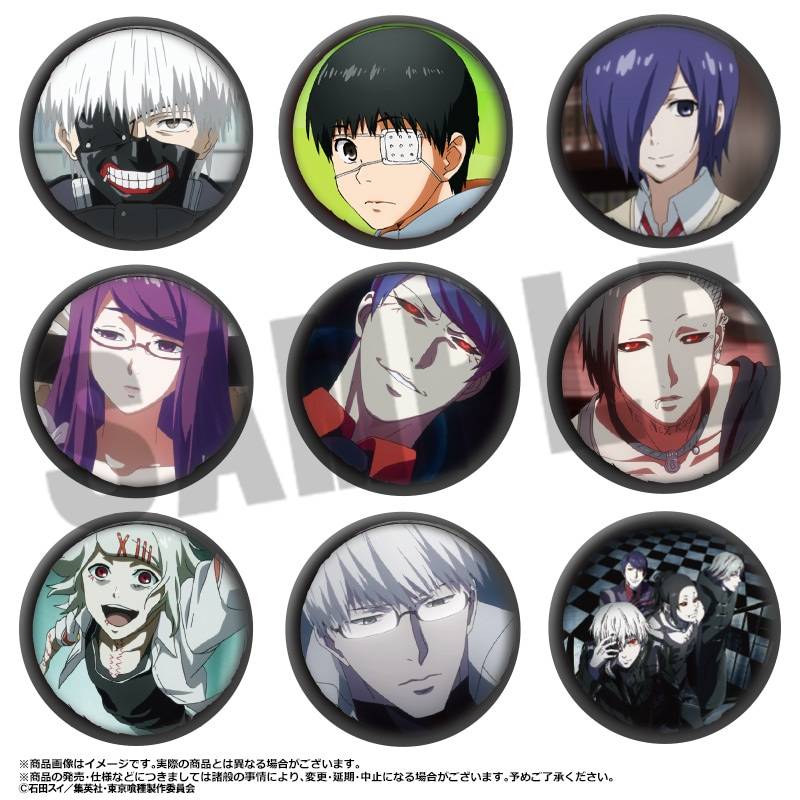 Tokyo Ghoul: Trading Badges (9 Packs Box) [Anicraft]