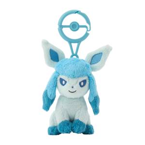Pokémon: Plush Mascot w/ Carabiner Clip - Glaceon [The Pokémon Company]