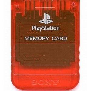 Memory Card See Through Red [PS1 - Used / Loose]