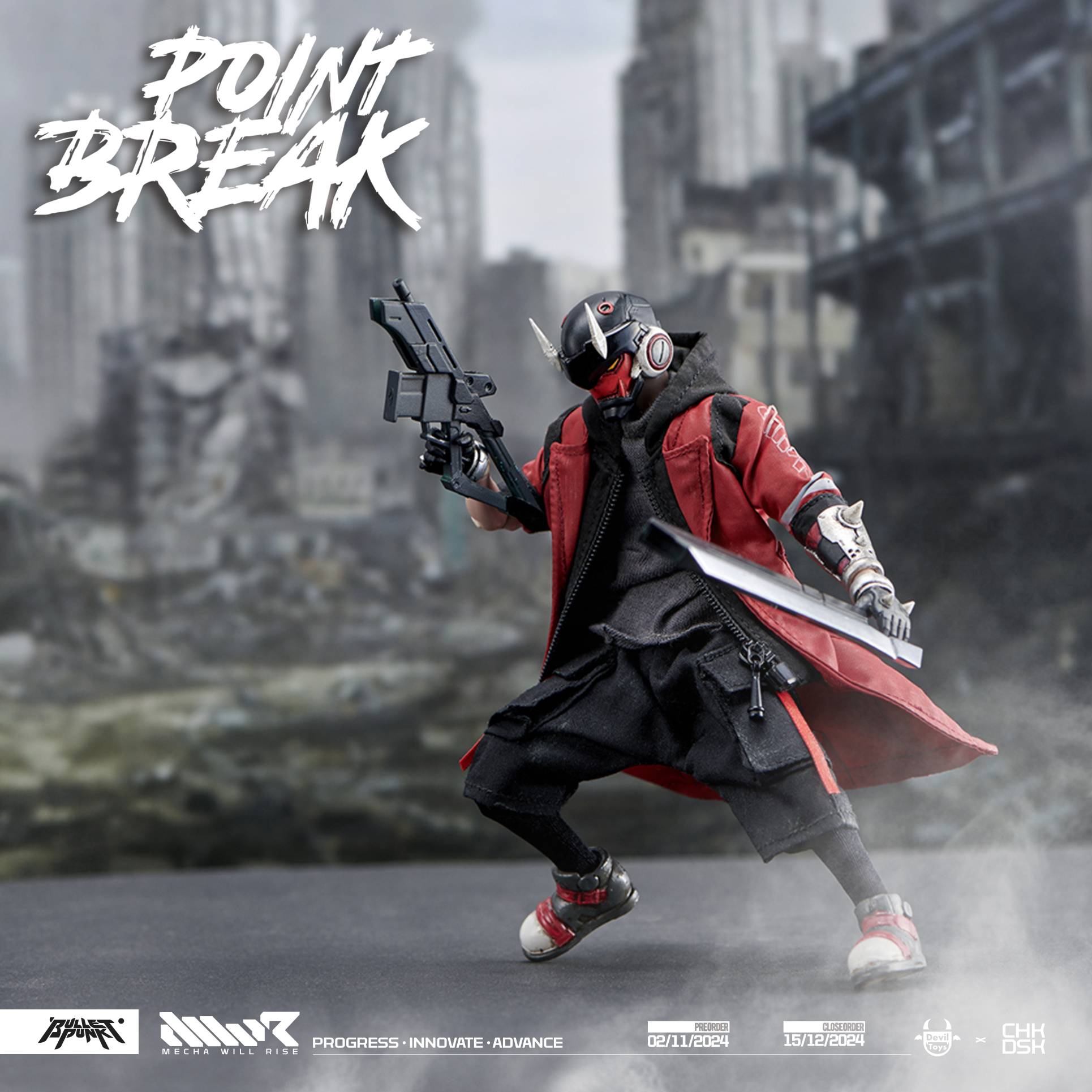 Bulletpunk Universe: Carbine & DXIII Set 1/12 (Point Break Ver
