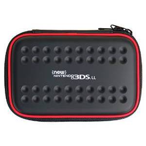 Tough Pouch for New Nintendo 3DS LL / XL - Black x Red [Used / Loose]
