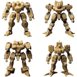 Front Mission Structure Arts: 1/72 - Plastic Model Kit Series Vol.3 (4 Packs Box) [Square Enix]