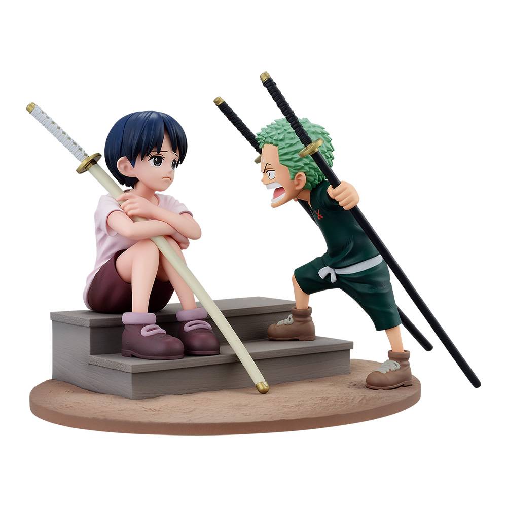 Ichiban Kuji (C Prize): One Piece: Revible Moment - Roronoa Zoro & Kuina [2nd Hand]