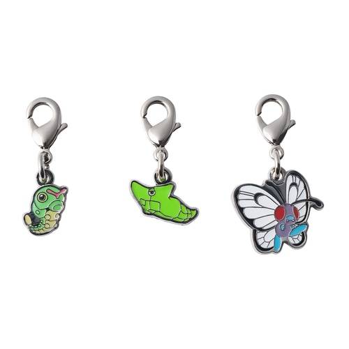 Pokémon: National Pokédex Metal Charm - 010, 011, 012 [The Pokemon Company]