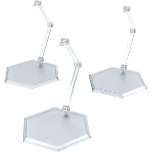THE Simple Stand for Figures & Models - Clear Hex Version (Set of 3) [Good Smile Company]