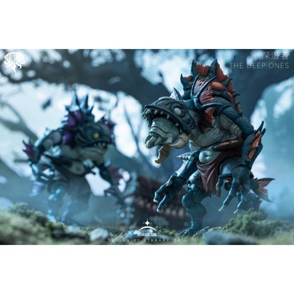 ザ・ディープ・ワンズ　アクションフィギュア　オレンジver Action Figure (THE DEEP ONES-ザ・ディープワンズ(オレンジ