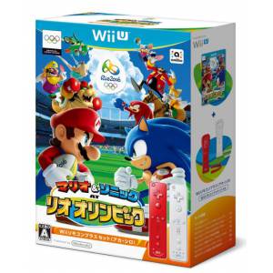 Mario & Sonic at Rio Olympic - Wii Remote Control Plus Set (Red + White) [WiiU - Used Good Condition]