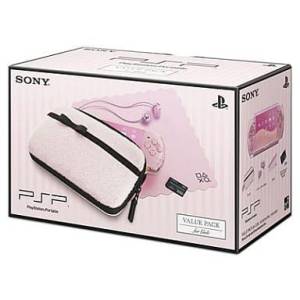 PSP 3000 Blossom Pink Value Pack for Girls (PSPJ-30019) [Used Good Condition]