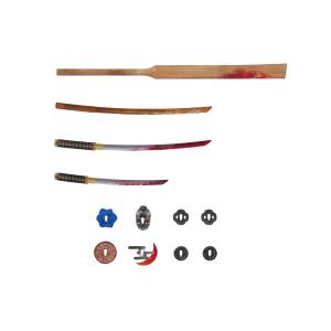 PuriPura Figure Weapons: Samurai Accessory Set - The Path of Darkness 1/12 (Plastic Model) [DIG]