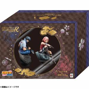 Chess Piece Collection R Premium - NARUTO Shippuden Uchiha Sasuke and Haruno Sakura set Ltd Ed [MegaHouse]