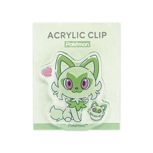 Pokémon: Die-Cut Acrylic Clip - Sprigatito [The Pokemon Company]