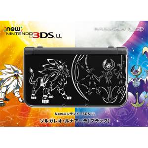 New Nintendo 3DS LL / XL - Solgaleo Lunaala Black [Occasion BE]