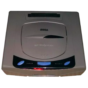 Console Sega Saturn Grise NTSC-J HST-0004 Avec 2 Manettes - Japon