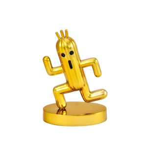 Bright Arts Gallery: Final Fantasy - Gold Cactuar (Reissue) [Square Enix]