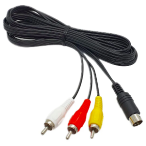 Stereo Din Plug Cord (Câble AV Stéréo) pour Mega Drive 2 [MD - Occasion / Loose]