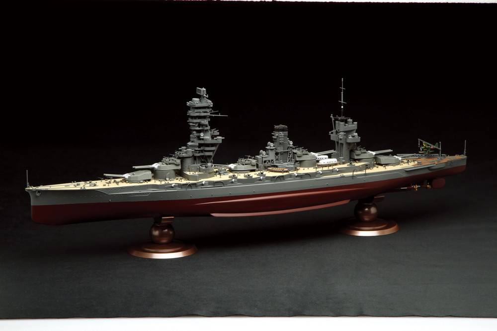 1/350 Ship Series 6EX-3: Imperial Japanese Navy Battleship Fuso (w/ Imperial Navy Crew Figures) (Plastic Model) [Fujimi]