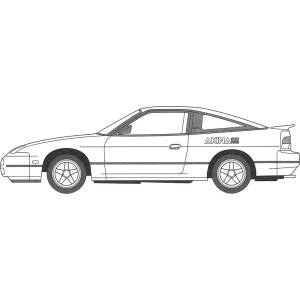 1/24: Initial D - Kenji's 180SX (Plastic Model) [Fujimi]
