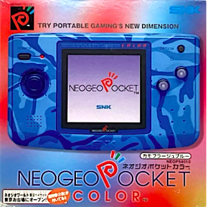 Neo Geo Pocket Color Camouflage Blue (NEOP54010) [Used Good Condition]