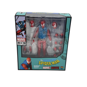 [Damaged Figure] MAFEX (no.186): Spider-Man - Scarlet Spider (COMIC ver.) [Medicom Toy]