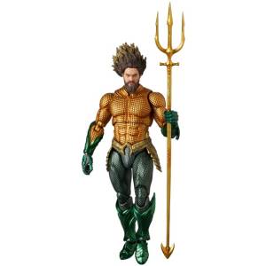 MAFEX (No.267): Aquaman and the Lost Kingdom - Aquaman (Gold ＆ Green Suit Ver.) [Medicom Toy]