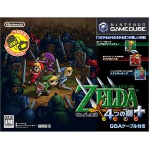 Zelda no Densetsu - 4tsu no Tsurugi + / The Legend of Zelda - Four Swords Adventures (avec cable) [NGC - occasion BE]