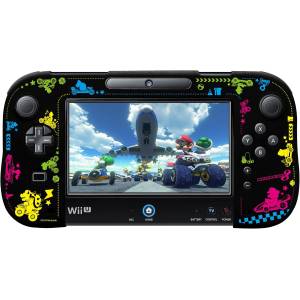 Silicone Cover Black for Wii U Gamepad - Mario Kart 8 Type B Ver. [WiiU - Used / Loose]