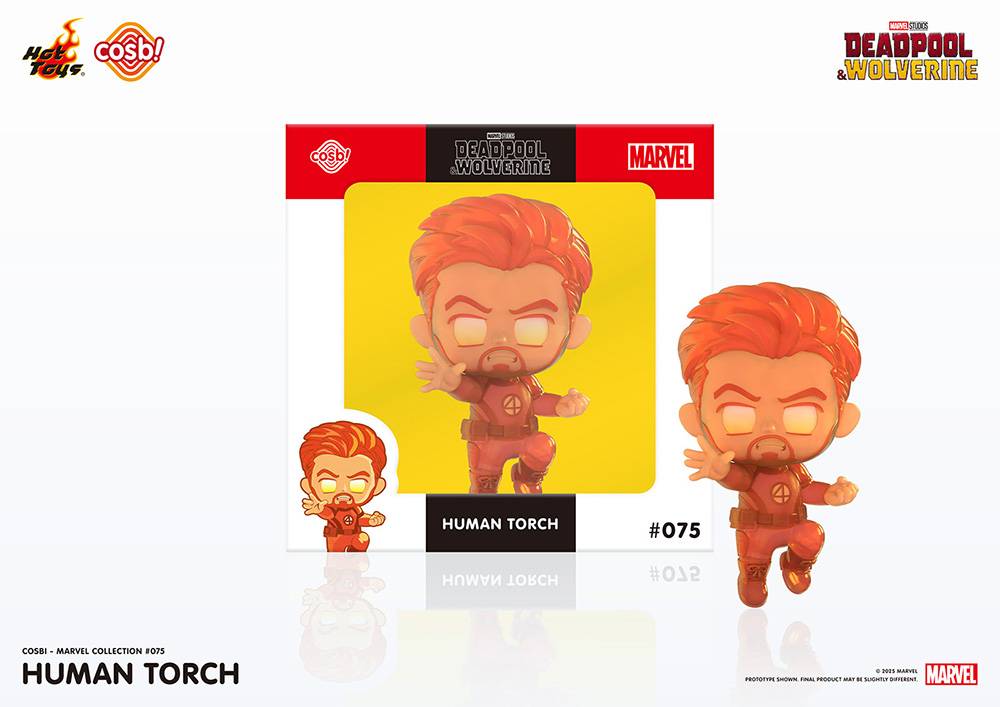 Cosbi: Marvel Collection 075 - Deadpool & Wolverine - Human Torch [Hot Toys]