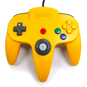 Controller N64 Yellow (official Nintendo) [used / loose]