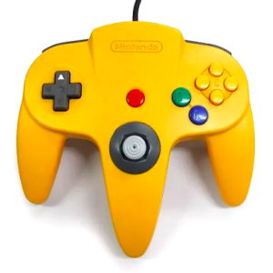 Controller N64 Yellow (official Nintendo) [used / loose]