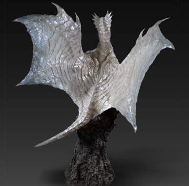 Figurine Deluxe Kushala Daora 28CM PVC - Modèle De Jeu Dragon Monster Hunter - Décoration Bureau
