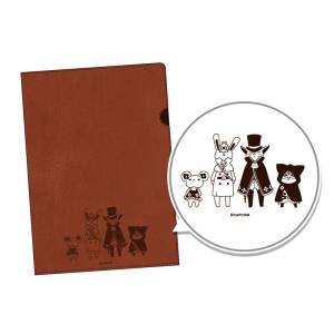 The Great Ace Attorney: A4 Leather File - Iris, Holmes, Nyanjiku and Nyanmen [Capcom]
