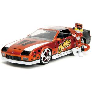 Cheetos: Chester Cheetah's Chevrolet Camaro Z28 1985 - Mini Metal Car + Mini Metal Figure 1/24 [Jada Toys]