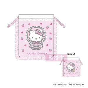 Sanrio Characters: Hello Kitty Drawstring Bag - Lovely Frill Ver. (Pink Lolita) [NIC]