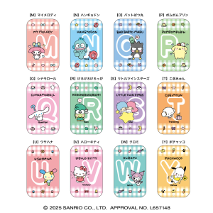 Shokugan: Sanrio Characters - Slide Can - Alphabet Ver.2 (12 Packs Box) [Heart]