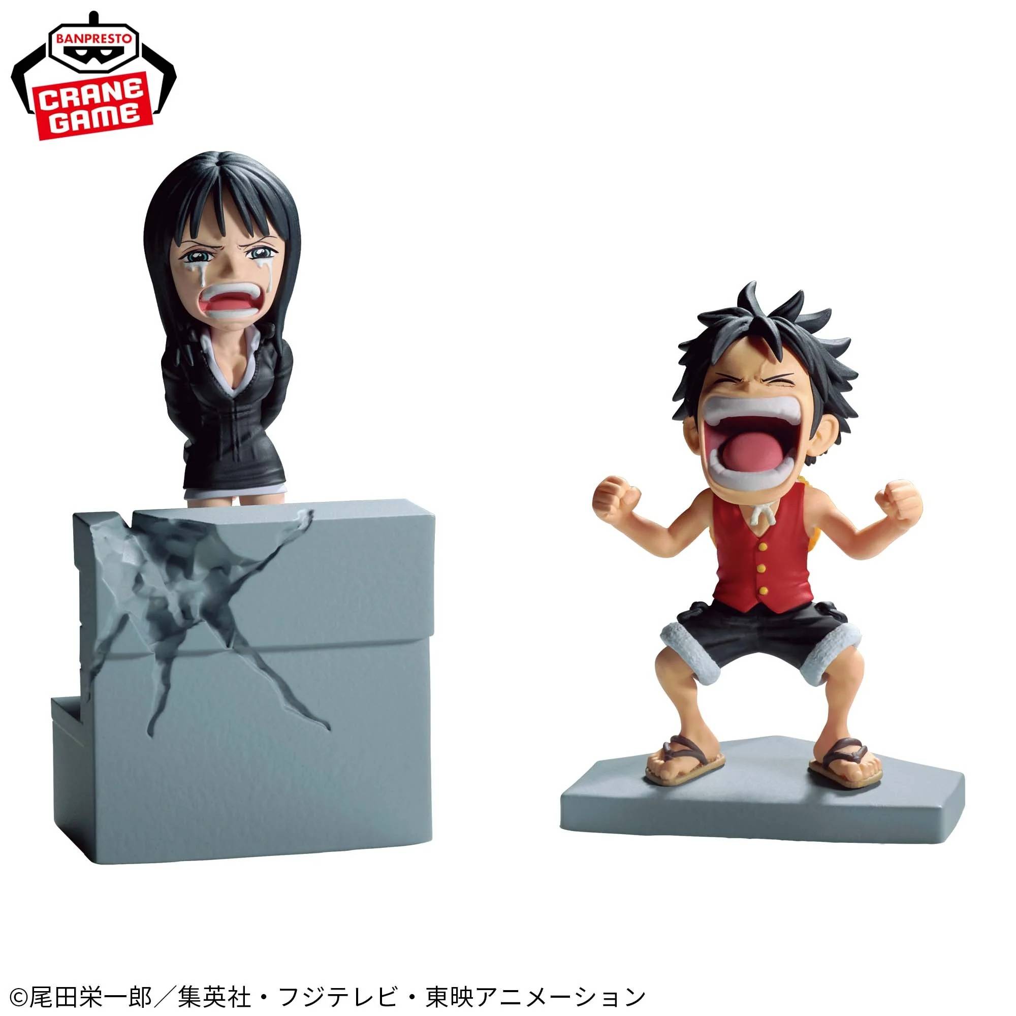 World Collectable Figure Log Stories: One Piece - Enies Lobby - Luffy & Robin (Banpresto) [2nd Hand]
