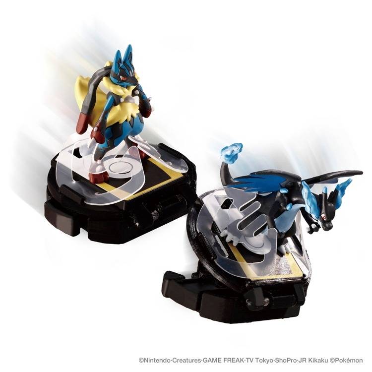 Pokémon: MonColle Battle - Mega Lucario VS Mega Charizard X [Takara Tomy]