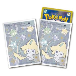 Pokémon Card Game: Deck Shield Premium Gloss - Jirachi Star Link - White (64 Sleeves) [ACCESSORY]