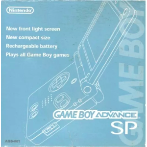 Game Boy Advance SP Pearl Blue [Used Good Condition]