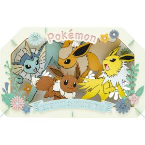 Pokémon: Paper Theater - Eevee, Vaporeon, Jolteon, Flareon [Ensky]