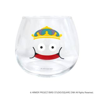 Dragon Quest: Wobbly Large Drinking Glass - King Slime (Reissue) [Square Enix]