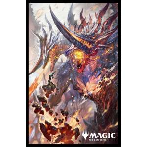 Magic the Gathering: Players Card Sleeves - Foundation - Tyrant of the Twin Flames (Matte Finish) (72 Sleeves) [Ensky]