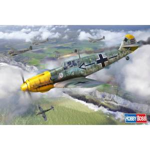 Plastic Model: German Luftwaffe - Messerschmitt Bf109E-4 1/48 [Hobby Boss]