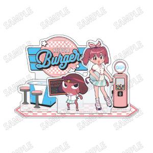 Keroro Gunso: Acrylic Diorama - Giroro & Natsumi Hinata (Keroro Burger Ver.) [Medicos Entertainment]