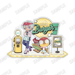Keroro Gunso: Acrylic Diorama - Kururu & Saburo (Keroro Burger Ver.) [Medicos Entertainment]